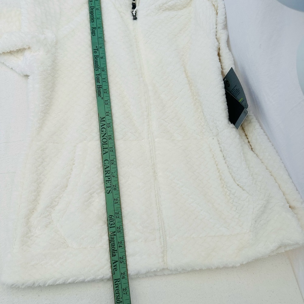 Free Country Cream Teddy Jacket with High Collar - Picture 6 of 9